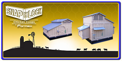 Snap Lock Chicken Coops