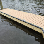 Picture of a freshly renovated dock using Formex dock floats