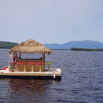 A floating bar made using Formex dock floats