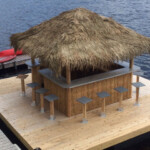 A floating bar made using Formex dock floats
