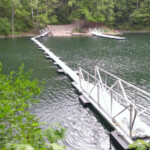 Picture of a bridge built using Formex dock floats